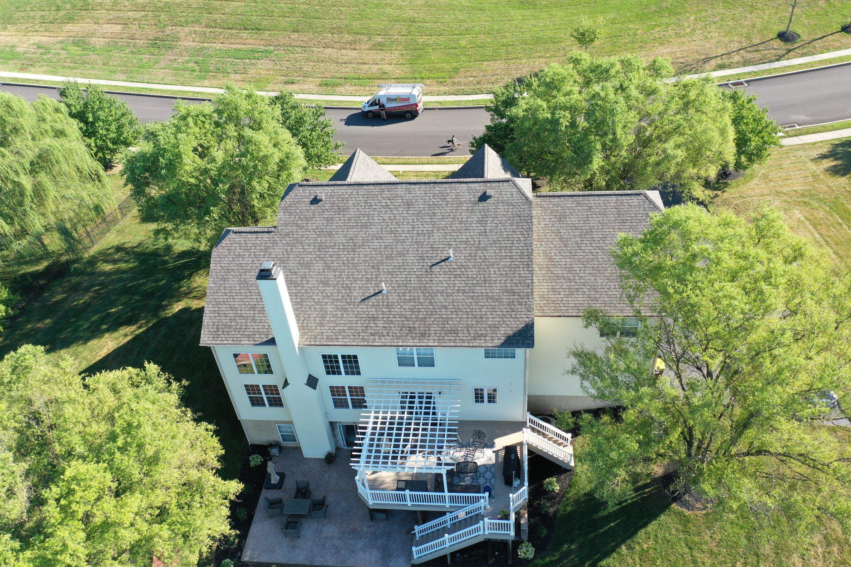 Roofing Installation using CertainTeed Landmark - Weathered Wood by Storm Guard of Ches-Mont PA