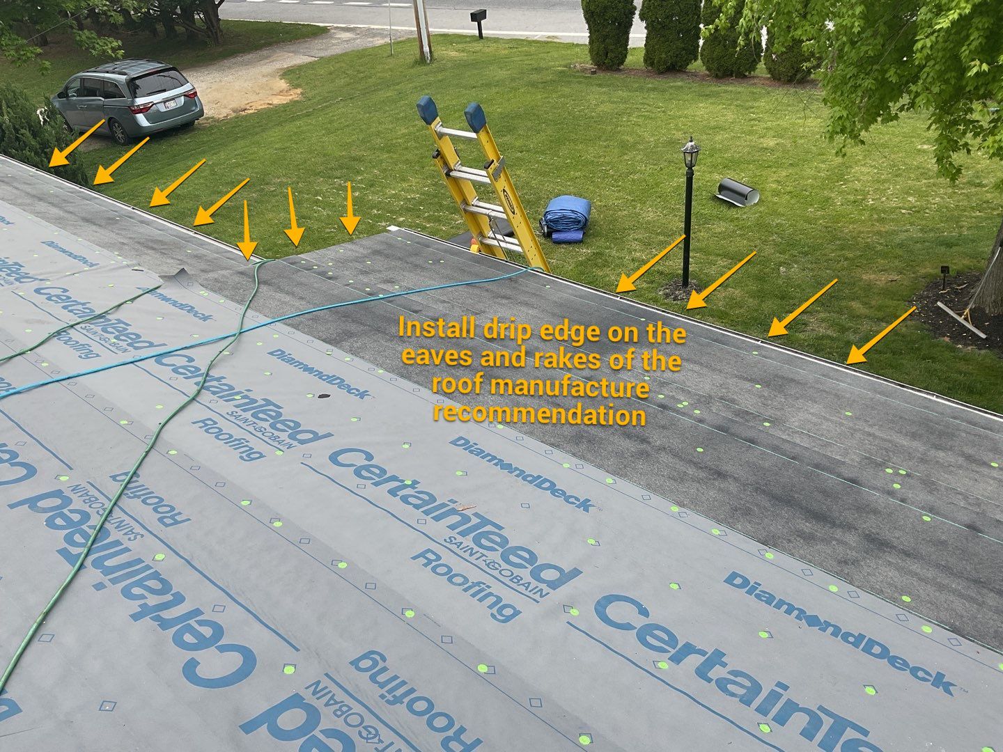 Residential Roofing Installation using CertainTeed Shingles by Alpha Design Services
