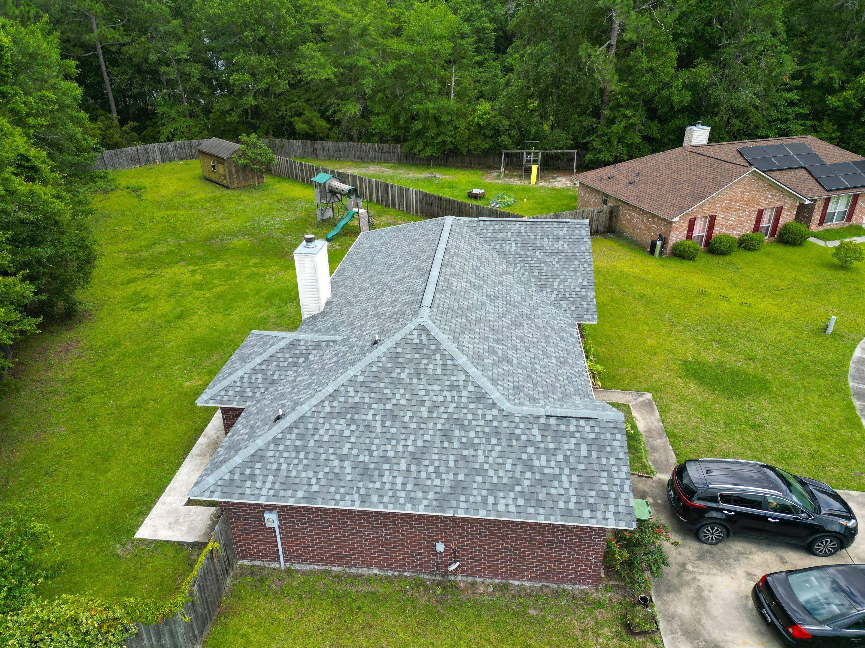 Residential Roofing Installation using Atlas Pinnacle Pristine Coastal Granite by Talya Roofing