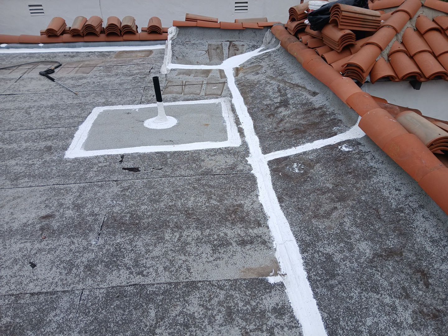 Tile Reset & Silicone Coating using American Standard Coatings Silicone-S by Hull Brothers Roofing