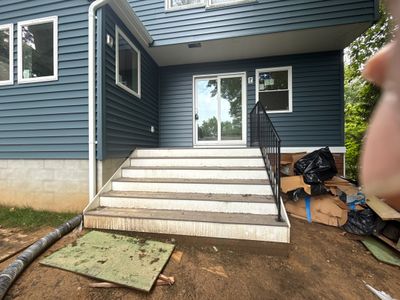 Traditional Steel Picket Guardrails – Residential Exterior – Gaithersburg, MD