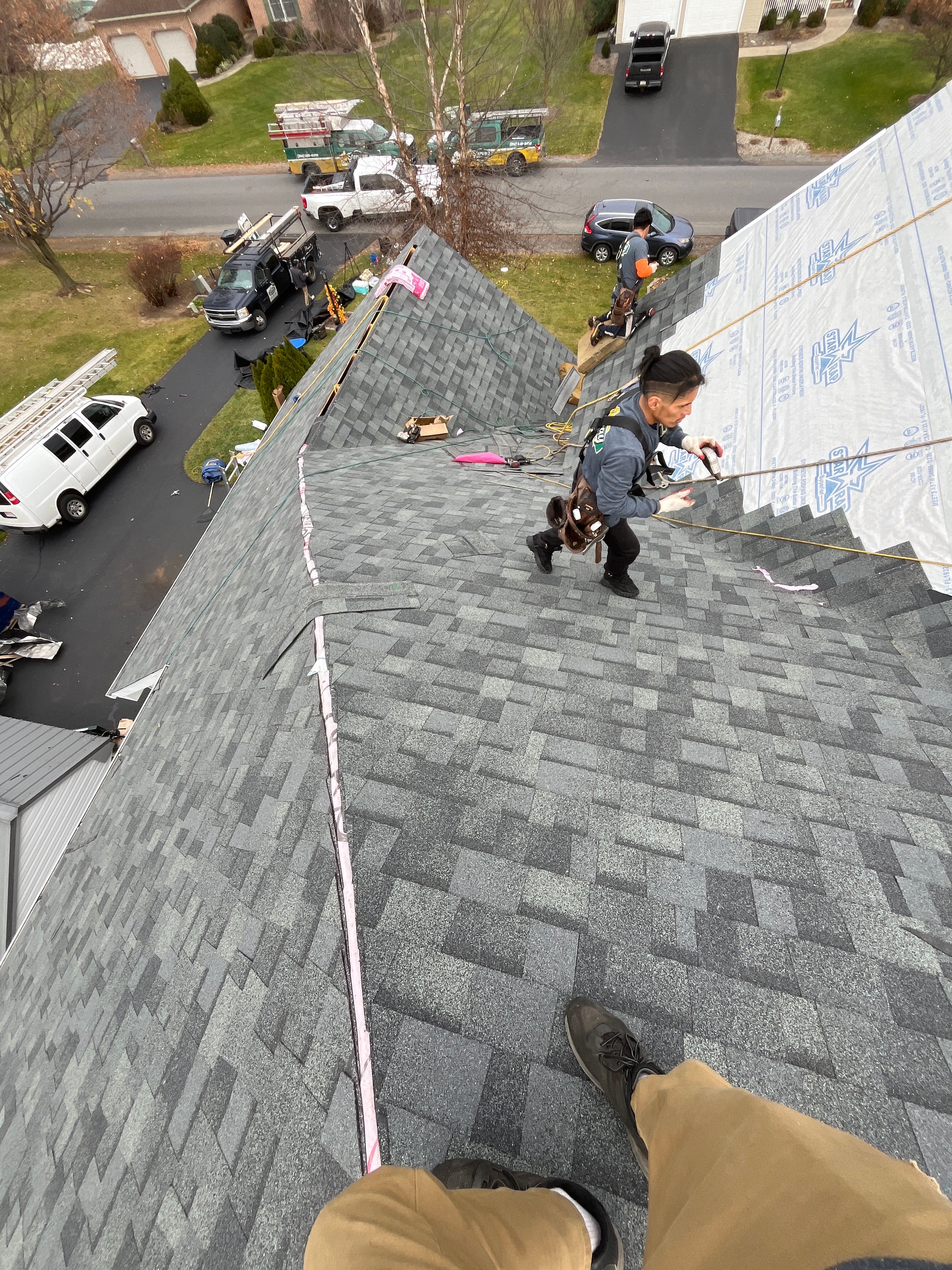 New Roof Installation using Owens Corning Duration Estate Gray by Starway Roof Systems