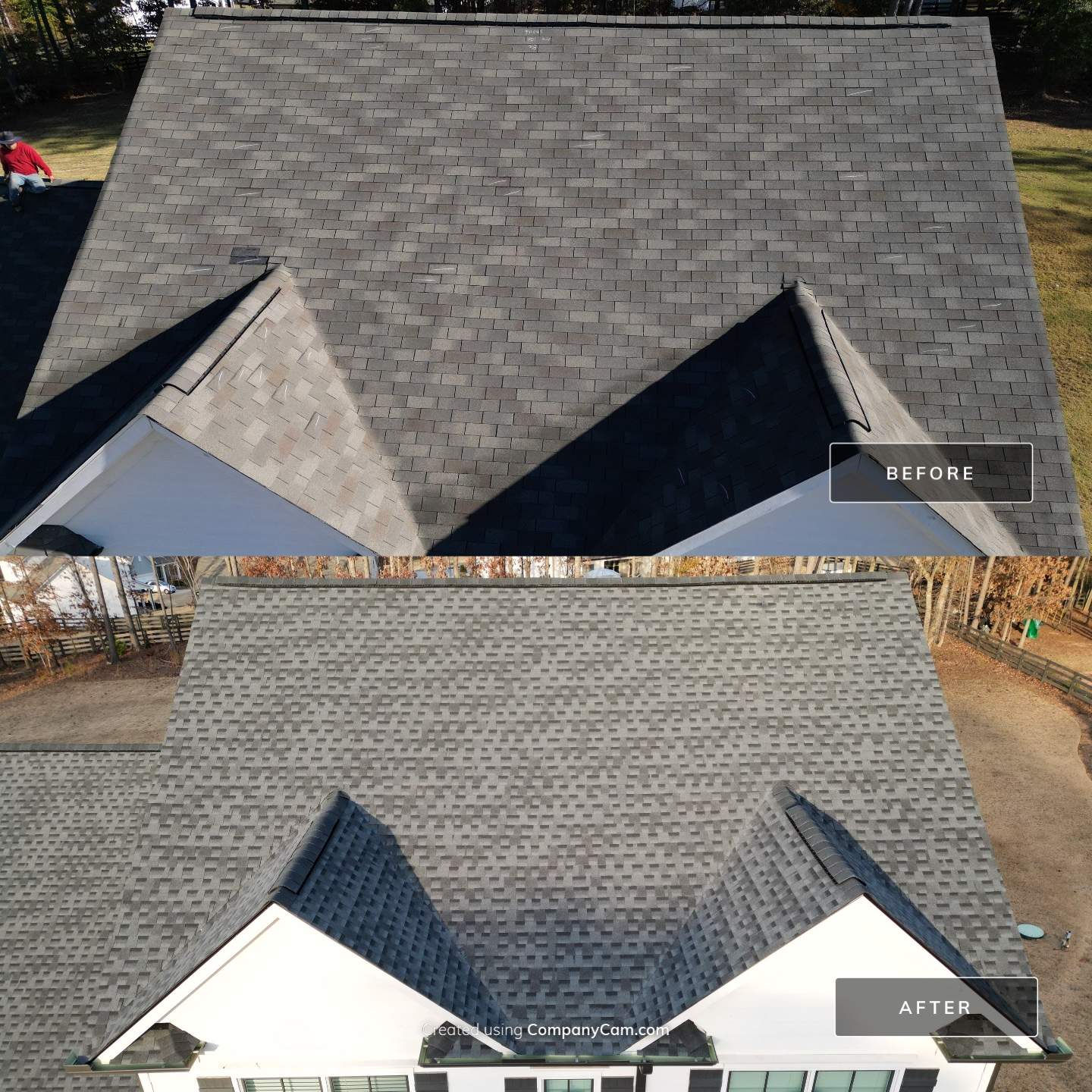 Wind damamge  by Deerfield Roofing LLC