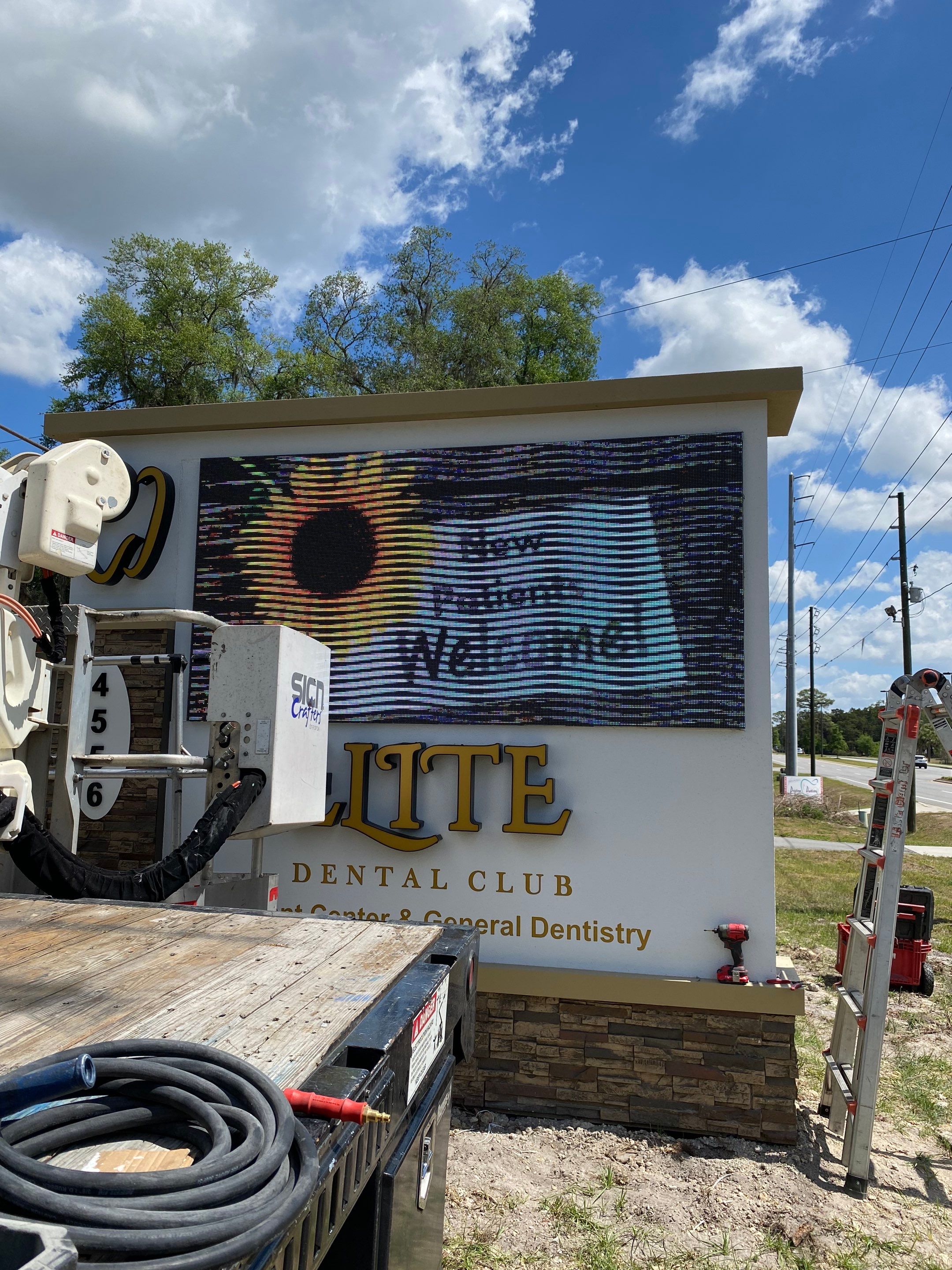 Monument Sign for Elite Dental by SignCrafters