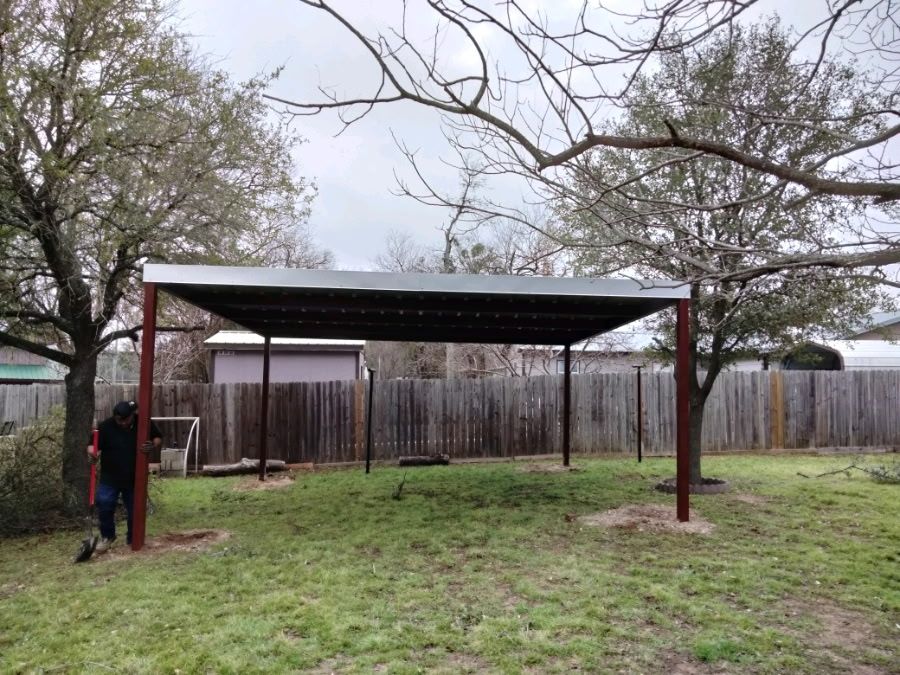 Carports, Metal Patio Covers, Barns, Shops, and more by REPS Austin Area Roofer