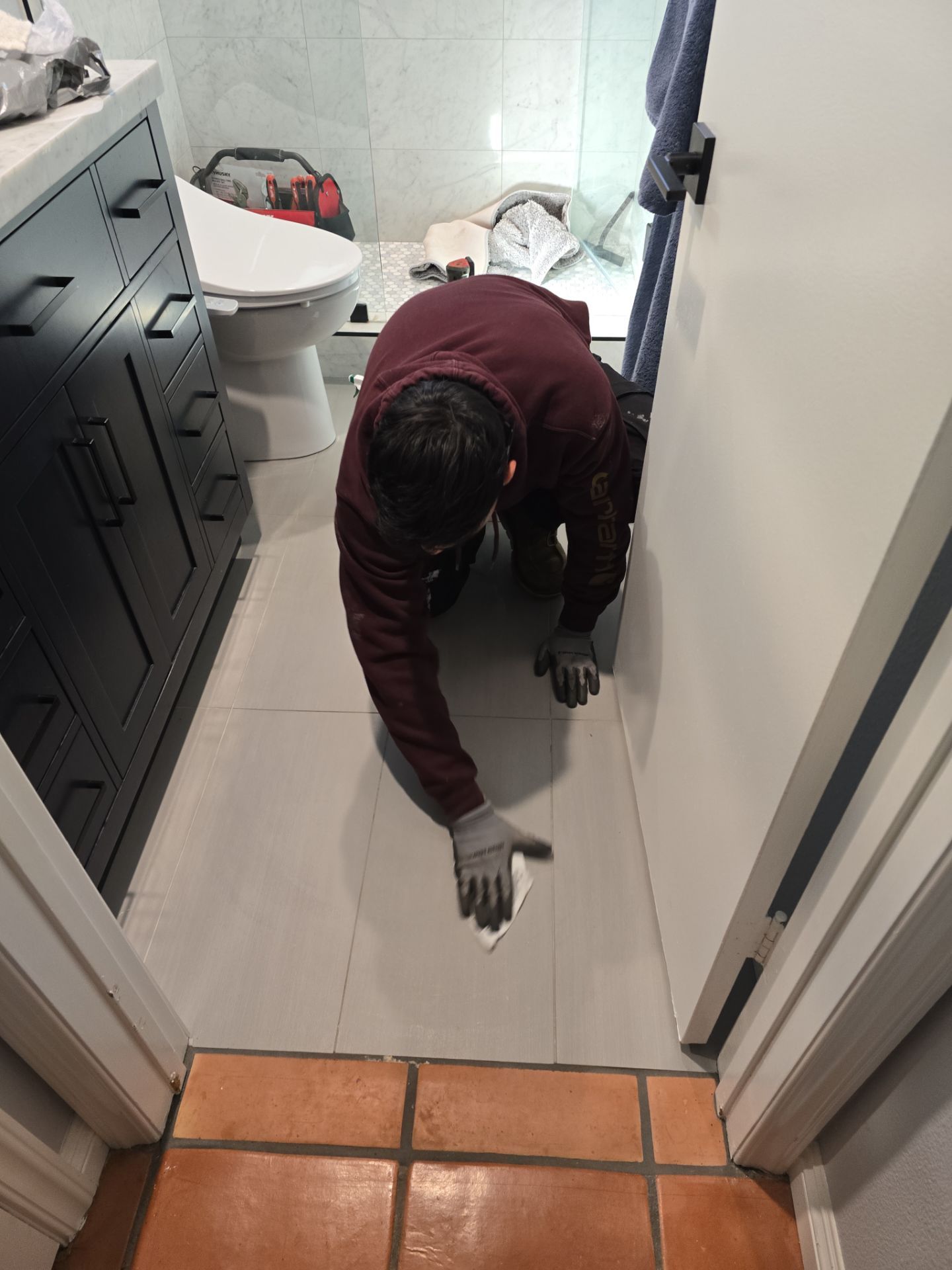 Toilet Installation with New Seal by Us Plumbing 