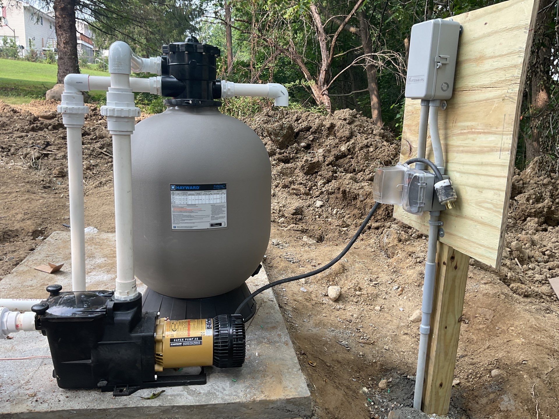 ZAM Installs Pool Pump Circuit & Outdoor Lighting Power by ZAM Electric