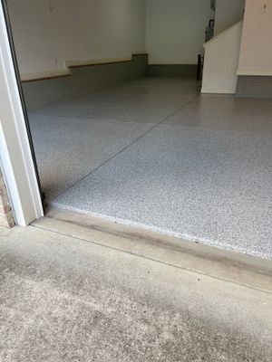 Garage Floor Coating using Coyote