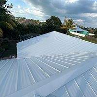 24ga 1" Nail-Strip Regal White  by Total Roofing System The Metal Roof Experts