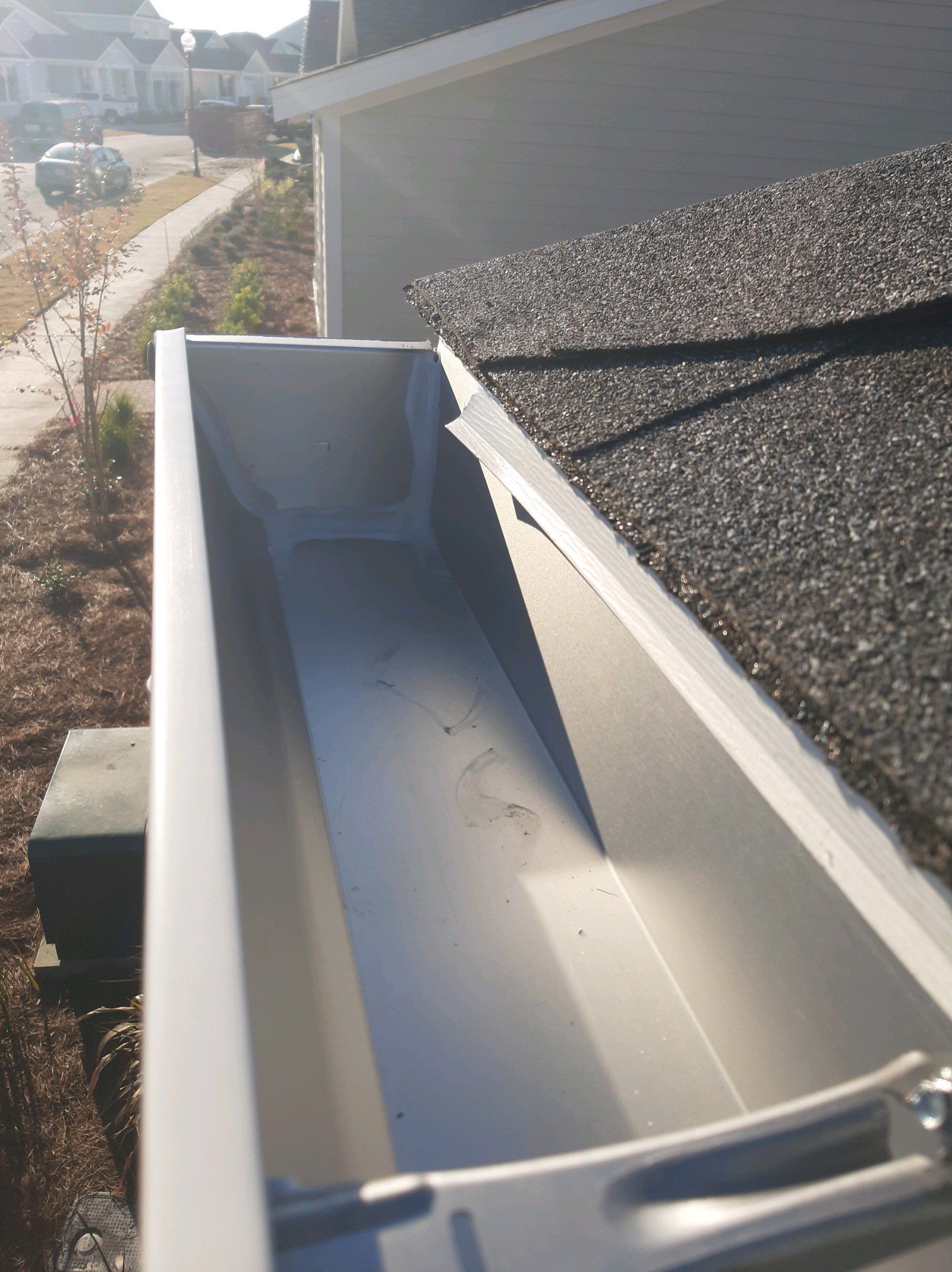 Gutter Installation using K-Style Seamless Gutters by Gutter Professors